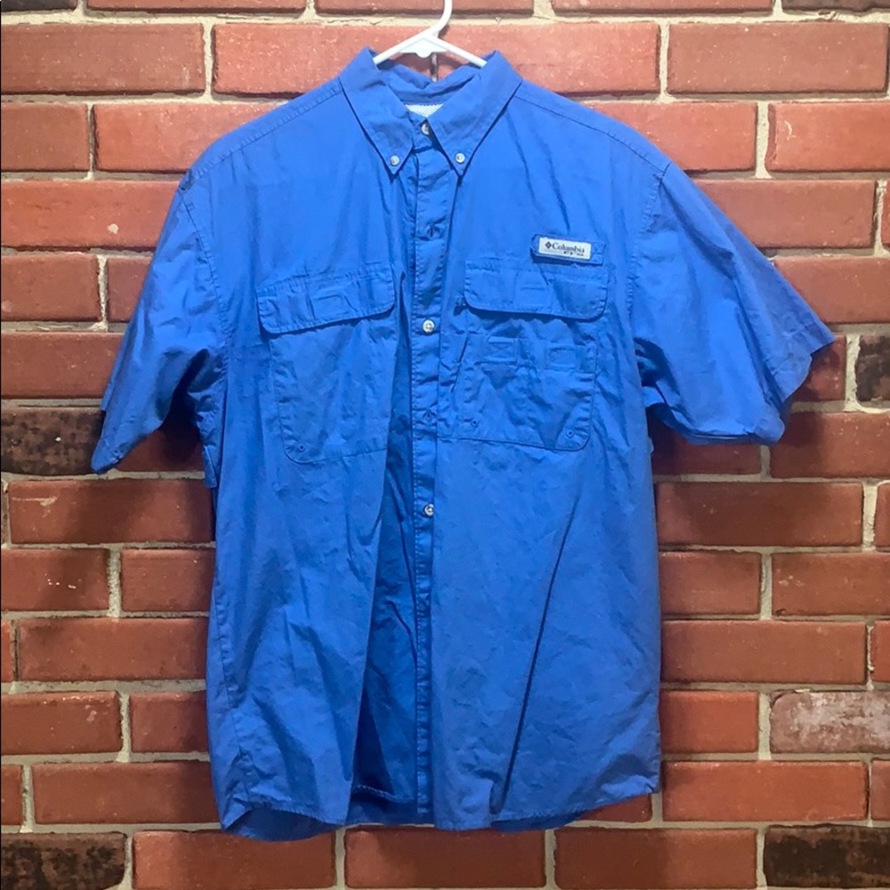 Columbia short sleeve button up